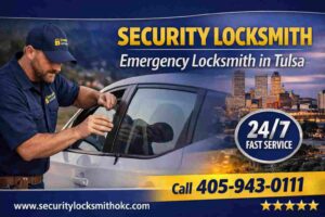 Tulsa locksmiths helping with car lockout