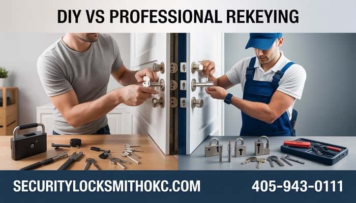 DIY vs Professional Rekeying