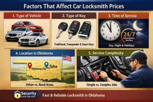 Factors That Affect Car Locksmith Prices
